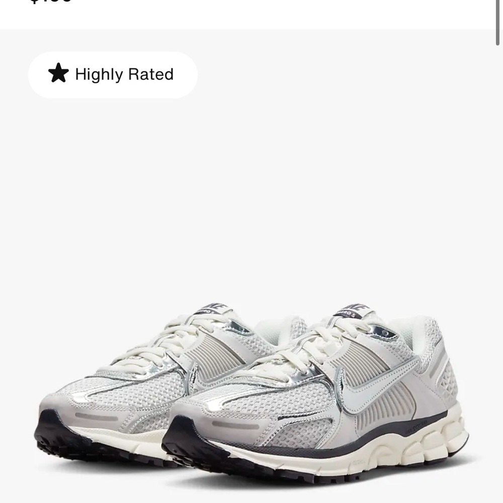 Nike Vomero 5 Women's Sneakers - Silver and Black